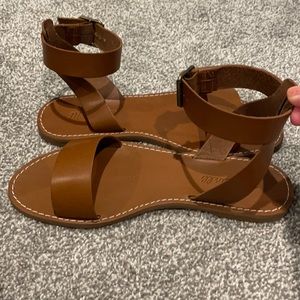 Madewell The Boardwalk Ankle Strap Sandle